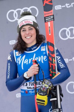 Brignone Federica (ita) Fis Kayak Dünya Kupası 2020 - Kadınlar Süper G, Kayak La Thuile 'de (Ao), 29 Şubat 2020 - Lps / Sergio Bisi