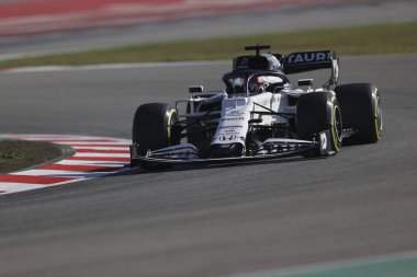 Pierre Gazly (fra) alfa tauri at01 sezon öncesi test 2020, Formula 1 Şampiyonası (İspanya), 21 Şubat 2020 - Lps / Alessio De Marco