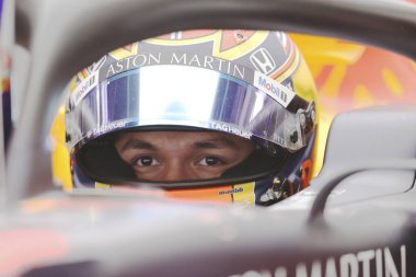 Alexander Albon (tha) Red Bull yarışı rb15 Pre-season Test 2020, Formula 1 Şampiyonası (İspanya), 21 Şubat 2020 - Lps / Alessio De Marco