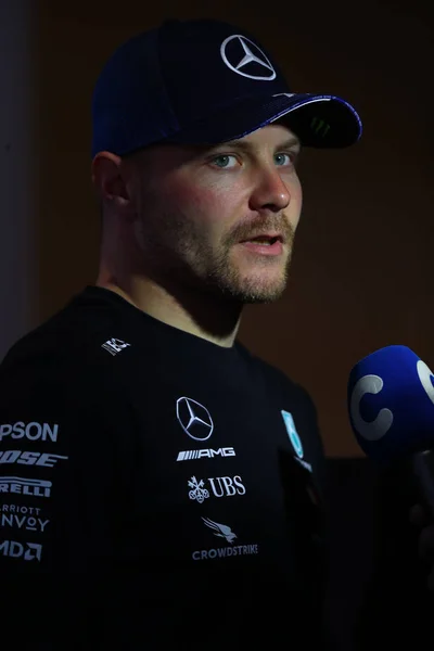 Valtteri Bottas Durante Test Pre Stagionali 2020 Campionato Formula Barcellona — Foto Stock