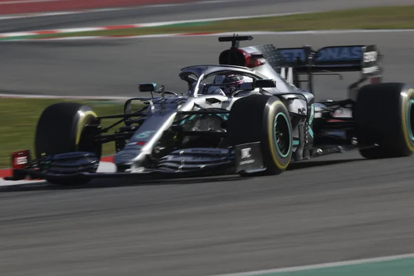 Lewis Hamilton Gbr Mercedes Amg W11 Pre Season Testing 2020 — Fotografia de Stock