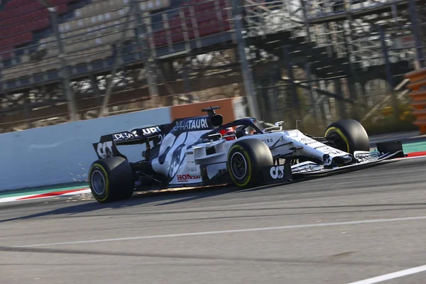 Daniil Kvyat Rus Alfa Tauri At01 Sezon Öncesi Test 2020 — Stok fotoğraf