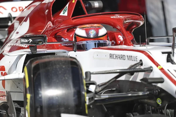Kimi Raikkonen Fin Alfa Romeo Racing C39 Tijdens Pre Season — Stockfoto