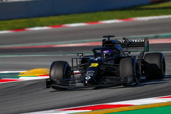 Ricciardo Durante Pretemporada Fórmula Testing 2020 Campeonato Fórmula Barcelona España — Foto de Stock