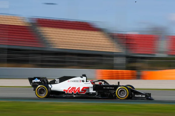 Magnussen Sezon Öncesi Test 2020 Formula Şampiyonası Spanya Şubat 2020 — Stok fotoğraf