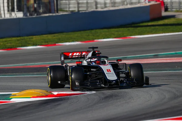 Grosjean Během Formule Pre Season Testing 2020 Formule Championship Barceloně — Stock fotografie