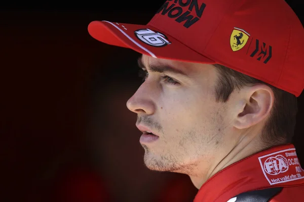 Charles Leclerc Mon Scuderia Ferrari Sf1000 Tijdens Het Voorseizoen Testing — Stockfoto