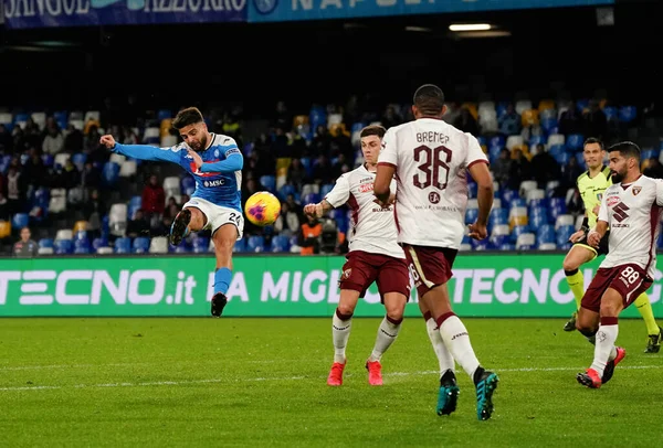 Lorenzo Insigne Napoli Durante Napoli Torino Jogo Futebol Série Italiana — Fotografia de Stock