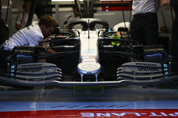 Lewis Hamilton Gbr Mercedes Amg W11 Podczas Testów Przedsezonowych 2020 — Zdjęcie stockowe