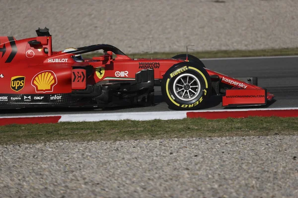 Sebastian Vettel Ger Scuderia Ferrari Sf1000 Pre Season Testing 2020 — Fotografia de Stock