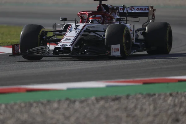 Kimi Raikkonen Barbatana Alfa Romeo Racing C39 Durante Pré Temporada — Fotografia de Stock