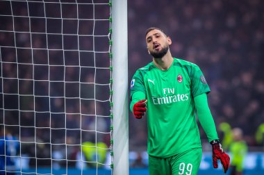 Ac Milan 'dan Gianluigi Donnarumma İtalya Futbol Ligi 2019 / 20 Ac Milan - Fotoğraf: Fabrizio Carabelli / Lm