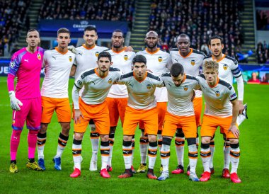 Valencia Fc takımı Şampiyonlar Ligi 2019 / 20 karşılaşmasında Atalanta Bc ile Valencia Cf arasında 19 Şubat 2020 'de İtalya' nın San Siro Stadyumu 'nda oynanan maçta