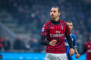 Ac Milan 'dan Zlatan Ibrahimoviç İtalya futbol takımı Serie A sezonu 2019 / 20 Ac Milan - Fotoğraf: Fabrizio Carabelli / Lm