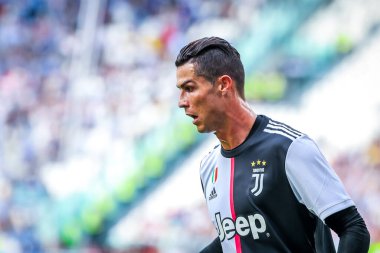 Juventus takımından Cristiano Ronaldo İtalyan futbolu sezonu 2019 / 20 Juventus Fc - Fotoğraf: Fabrizio Carabelli / Lm