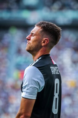 Juventus 'lu Aaron Ramsey İtalyan futbolu sezonu 2019 / 20 Juventus Fc - Fotoğraf: Fabrizio Carabelli / Lm