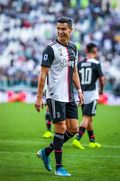 Cristiano Ronaldo Juventus Durante Temporada Fútbol Italiano Serie 2019 Del — Foto de Stock