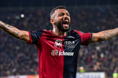 İtalyan futbol takımı Serie 2019 / 20 sezonunda Cagliari 'de oynanan galvao joao pedro, İtalya Serie A futbol maçı, 01 Ocak 2020 - LPS / Luigi Canu