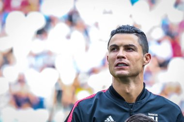 Juventus takımından Cristiano Ronaldo İtalyan futbolu sezonu 2019 / 20 Juventus Fc - Fotoğraf: Fabrizio Carabelli / Lm