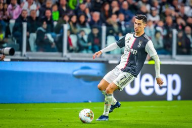 Juventus takımından Cristiano Ronaldo İtalyan futbolu sezonu 2019 / 20 Juventus Fc - Fotoğraf: Fabrizio Carabelli / Lm