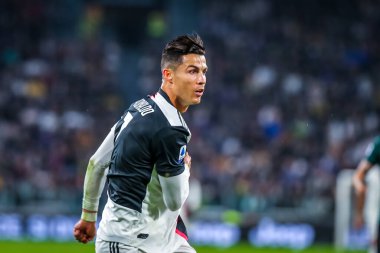 Juventus takımından Cristiano Ronaldo İtalyan futbolu sezonu 2019 / 20 Juventus Fc - Fotoğraf: Fabrizio Carabelli / Lm