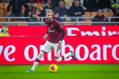 İtalyan futbol takımı Serie A 'nın 2019 / 20 sezonunda Ac Milan' dan Samu Castillejo - Fotoğraf: Fabrizio Carabelli / Lm