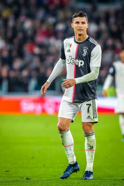 Juventus takımından Cristiano Ronaldo İtalyan futbolu sezonu 2019 / 20 Juventus Fc - Fotoğraf: Fabrizio Carabelli / Lm