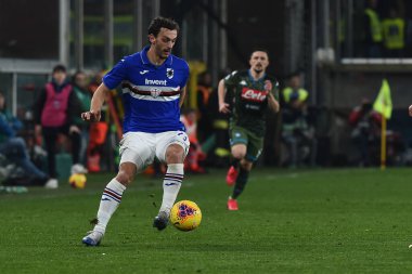 Sampdoria İtalyan Futbol Serisi A Sezon 2019 / 20, İtalya Serisi A Futbol Maçı, Cenova, 14 Mart 2020 - LPS / Danilo Vigo