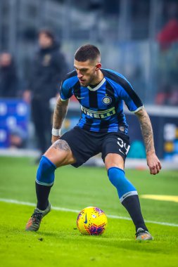 FC Internazionale takımından Cristiano Biraghi İtalyan futbolu sezonu 2019 / 20 FC Internazionale - Fotoğraf: Fabrizio Carabelli / LM