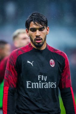 Ac Milan takımından Lucas Paqueta İtalya futbolu sezonu 2019 / 20 Ac Milan - Fotoğraf: Fabrizio Carabelli / Lm