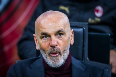 Ac Milan teknik direktörü Stefano Pioli İtalya futbolu sezonu 2019 / 20 Ac Milan - Fotoğraf: Fabrizio Carabelli / Lm
