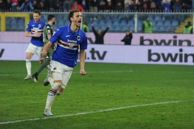 Sampdoria İtalyan Futbol Serisi A Sezon 2019 / 20, İtalya Serisi A Futbol Maçı, Cenova, 14 Mart 2020 - LPS / Danilo Vigo