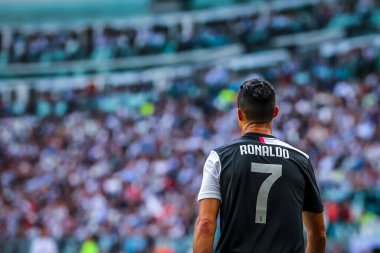 Juventus takımından Cristiano Ronaldo İtalyan futbolu sezonu 2019 / 20 Juventus Fc - Fotoğraf: Fabrizio Carabelli / Lm
