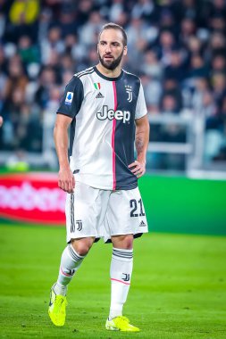 Juventus 'lu Gonzalo Higuain İtalyan futbolu sezonu 2019 / 20 Juventus Fc - Fotoğraf: Fabrizio Carabelli / Lm