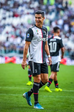 Juventus takımından Cristiano Ronaldo İtalyan futbolu sezonu 2019 / 20 Juventus Fc - Fotoğraf: Fabrizio Carabelli / Lm