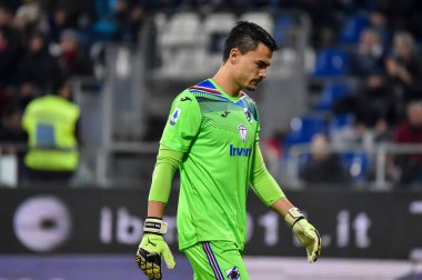 İtalyan futbol takımı Serie A 'nın 2019 / 20 sezonunda sampdoria' dan Emil Audero, İtalya Serie A futbol maçı, Ocak 01 2020 - LPS / Luigi Canu