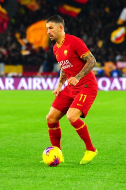 AS Roma futbol ligi Serisi 2019 / 20 sezonunda aleksandar Kolarov (Roma), İtalya Serie A futbol maçı, 01 Ocak 2020 - LPS / Renato Olimpio