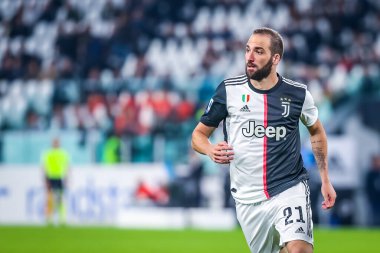 Juventus 'lu Gonzalo Higuain İtalyan futbolu sezonu 2019 / 20 Juventus Fc - Fotoğraf: Fabrizio Carabelli / Lm