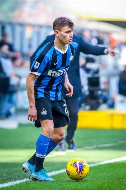 FC Internazionale takımından Nicolo Barella İtalyan futbolu sezonu 2019 / 20 FC Internazionale - Fotoğraf: Fabrizio Carabelli / LM