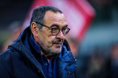 Juventus Maurizio Sarri 'nin İtalya Futbol Ligi' ndeki baş antrenörü. 2019 / 20 Juventus Fc - Fotoğraf: Fabrizio Carabelli / Lm