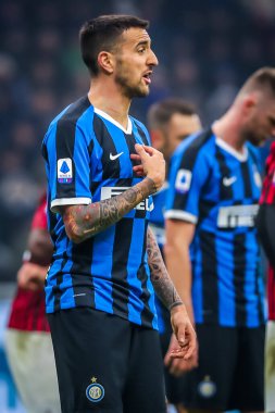 FC Internazionale takımından Matias Vecino İtalyan futbolu sezonu 2019 / 20 FC Internazionale - Fotoğraf: Fabrizio Carabelli / LM