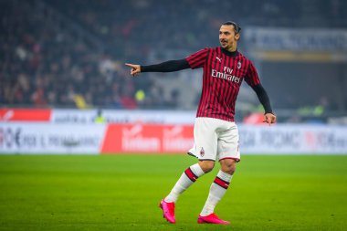 Ac Milan 'dan Zlatan Ibrahimoviç İtalya futbol takımı Serie A sezonu 2019 / 20 Ac Milan - Fotoğraf: Fabrizio Carabelli / Lm