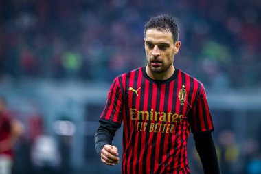 AC Milan takımından Giacomo Bonaventura İtalya futbol ligi Serie A sezonu 2019 / 20 AC Milan - Fotoğraf: Fabrizio Carabelli / LM