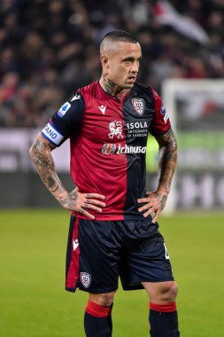 İtalyan futbol takımı Serie 2019 / 20 sezonunda raja nainggolan of cagliari calcio, İtalya Serie A futbol maçı, 01 Ocak 2020 - LPS / Luigi Canu
