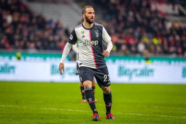 Juventus 'lu Gonzalo Higuain İtalya futbol takımı Serie A sezonu 2019 / 20 Juventus Fc - Fotoğraf: Fabrizio Carabelli / Lm