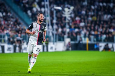 Juventus 'lu Gonzalo Higuain İtalyan futbolu sezonu 2019 / 20 Juventus Fc - Fotoğraf: Fabrizio Carabelli / Lm