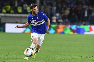 Sampdoria İtalyan Futbol Serisi A Sezon 2019 / 20, İtalya Serisi A Futbol Maçı, Cenova, 14 Mart 2020 - LPS / Danilo Vigo