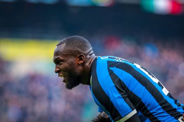FC Internazionale takımından Romelu Lukaku İtalyan futbolu sezonu 2019 / 20 FC Internazionale - Fotoğraf: Fabrizio Carabelli / LM