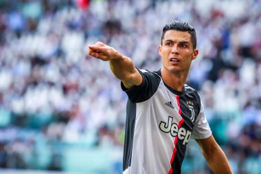 Juventus takımından Cristiano Ronaldo İtalyan futbolu sezonu 2019 / 20 Juventus Fc - Fotoğraf: Fabrizio Carabelli / Lm