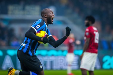 FC Internazionale takımından Romelu Lukaku İtalyan futbolu sezonu 2019 / 20 FC Internazionale - Fotoğraf: Fabrizio Carabelli / LM